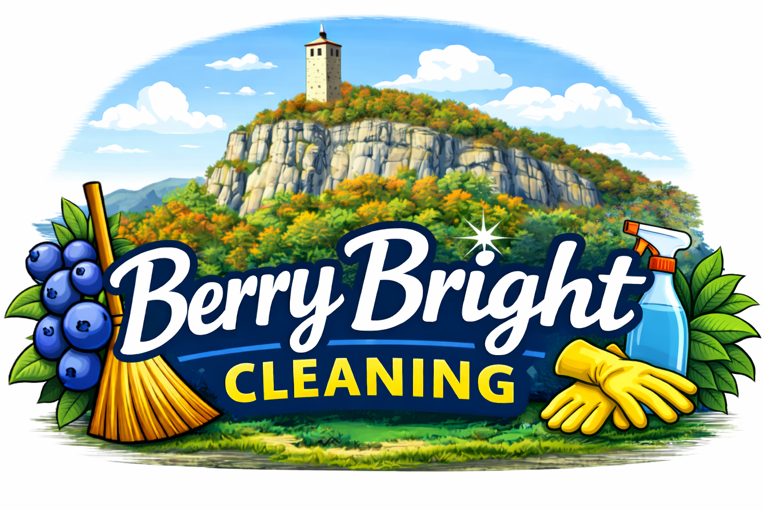 Berry Bright Cleaning logo